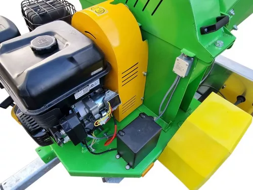 Victory BX-2000-E wegtoegelaten (CoC-papier) houtversnipperaar, houthakselaar met Briggs&Stratton motor met e-starter; schijfelhakselaar